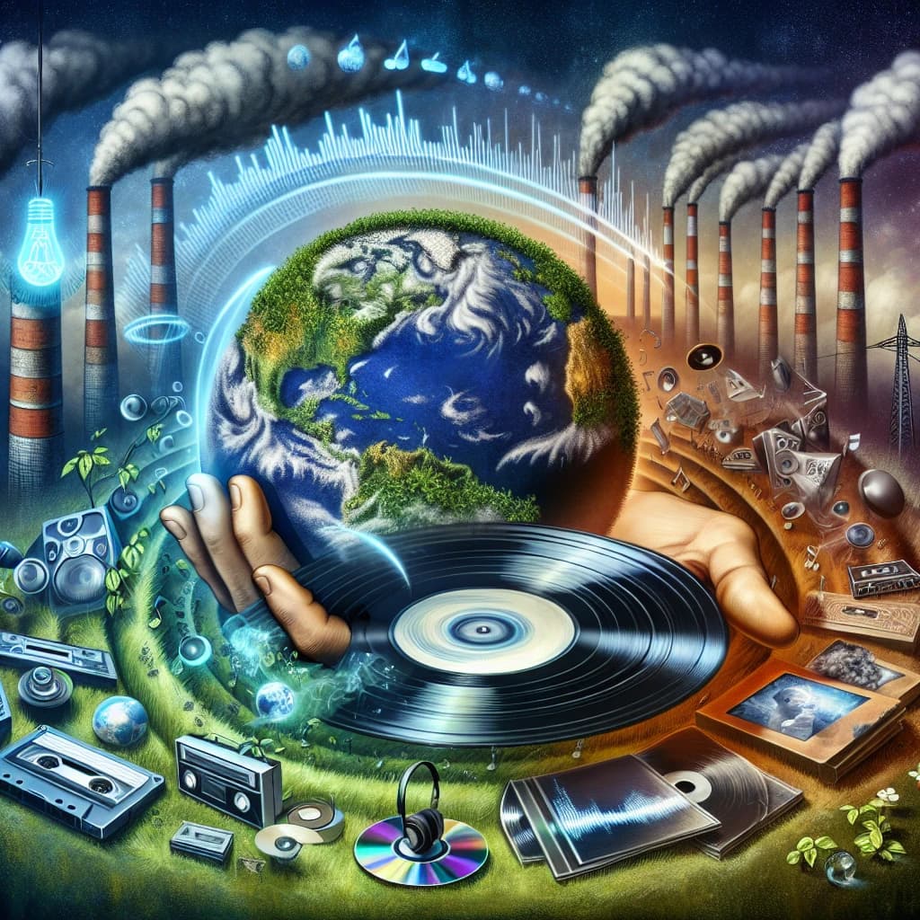 The Environmental Impact of Music Distribution: Streaming vs. Physical Media